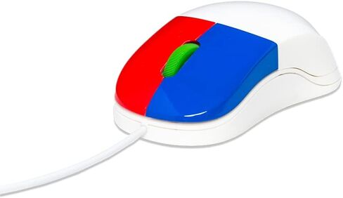 Clevy Kids Mouse - Colorful Ergonomic USB Computer and Laptop Kids Mouse for School and Home Computer Use - Wired Children Friendly - Compatible with Windows, macOS, Chromebook in Kuwait