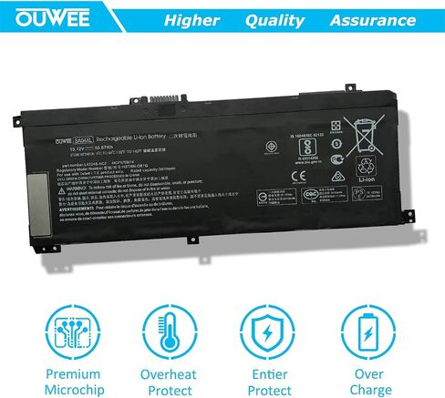بطارية كمبيوتر محمول OUWEE SA04XL متوافقة مع HP Envy X360 15-DR 15-DR0010TX Series Notebook HSTNN-OB1F HSTNN-OB1G HSTNN-UB7U L43248-541 L43248-AC1 L43248-AC2 L43267-005 SAO4XL 15.12V 55.67Wh in Saudi Arabia