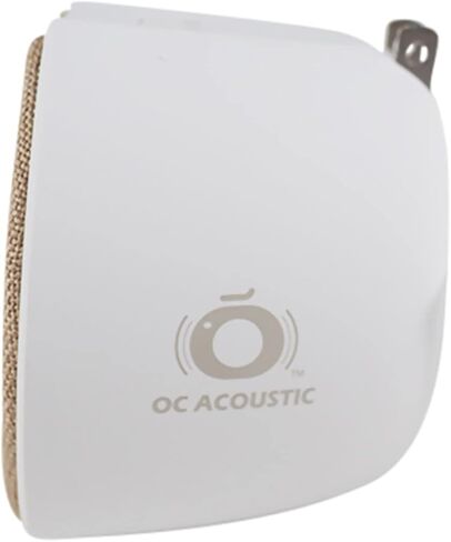 OC Acoustic Newport Plug-in Outlet Speaker with Bluetooth 5.1 and Built-in USB Type-A Charging Port (Light Gray/White) in Kuwait