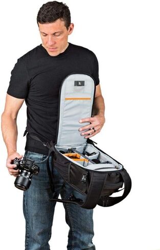 Lowepro LP37131, Flipside 500 AW II Camera Backpack, Fits Mirrorless, Compact Drone, DSLR with Lens, Extra Lenses, Black in Saudi Arabia