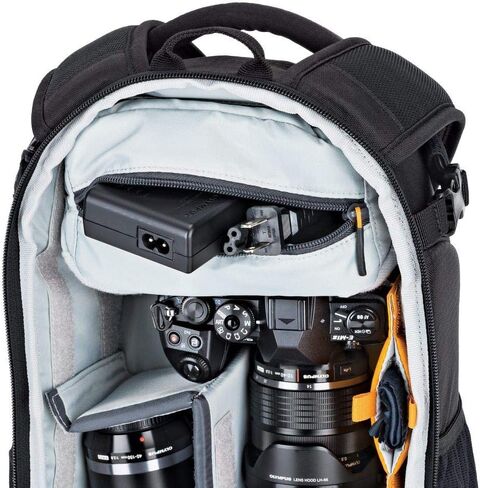 Lowepro LP37131, Flipside 500 AW II Camera Backpack, Fits Mirrorless, Compact Drone, DSLR with Lens, Extra Lenses, Black in Saudi Arabia