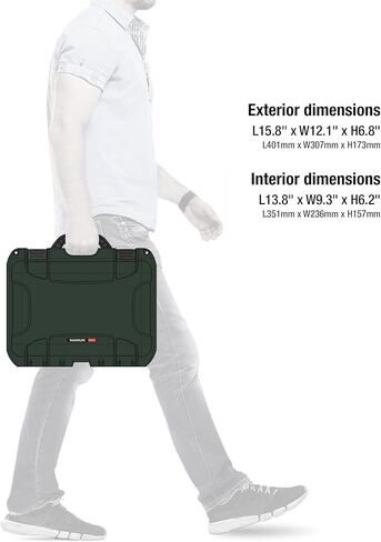 Nanuk 915 Waterproof Hard Case with Foam Insert - Black in Saudi Arabia