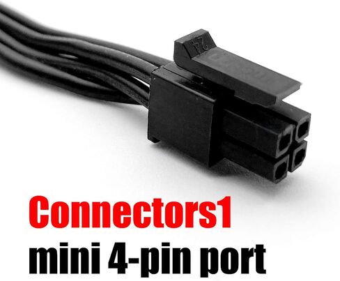 ROIPETK Mini 4-Pin to 2X Right Angle SATA Hard Drive Power Adapter Cable for Motherboard SATA Hard Drive Power Cable 18" (2Pack) in Saudi Arabia