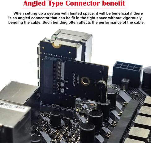 NFHK Mini PCI-E PCI Express & NGFF A + E مفتاح إلى SATA 3.0 أربعة منافذ كابل محول 6Gbps بطاقة تمديد القرص الصلب لـ SSD in Saudi Arabia