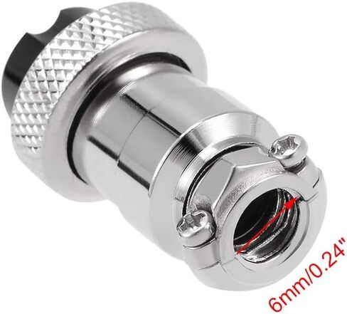 Hxchen 2 دبوس موصل لوحة ذكر وأنثى معدني 16 مم GX16-2P قابس الطيران فضي - (مجموعتان) in Saudi Arabia