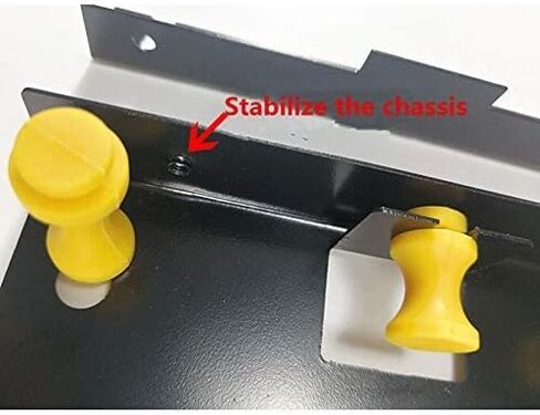 MEETOOT 3.5 inch Hard Disk Shock Absorber Bracket with Mounting Screws for PC Case 3.5 HDD to 5.25 DVD ROM Bay Mounting Adapter in Saudi Arabia