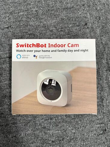 كاميرا سويتش بوت الأمنية الداخلية، كشف الحركة لمراقبة الأطفال 1080 بكسل، كاميرا مراقبة ذكية واي فاي (2.4 جيجا هرتز) للحيوانات الأليفة لأمن المنزل مع رؤية ليلية، صوت ثنائي الاتجاه، تعمل مع أليكسا in Kuwait