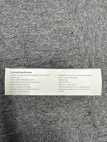 كاميرا سويتش بوت الأمنية الداخلية، كشف الحركة لمراقبة الأطفال 1080 بكسل، كاميرا مراقبة ذكية واي فاي (2.4 جيجا هرتز) للحيوانات الأليفة لأمن المنزل مع رؤية ليلية، صوت ثنائي الاتجاه، تعمل مع أليكسا in Kuwait