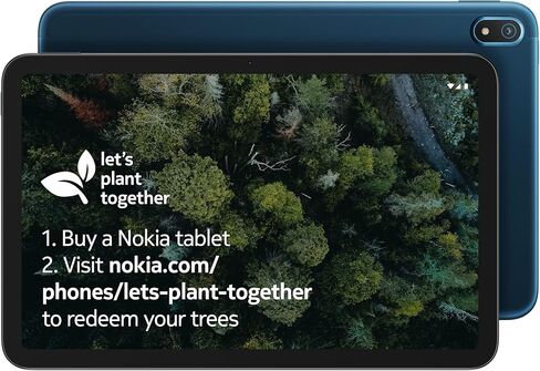 نوكيا تابلت T20 (4G + واي فاي) بشاشة 10.4 انش، ذاكرة RAM 4GB + ذاكرة روم 64GB، اندرويد 11، جي اس ام غير مقفل (ازرق اوشين) in Kuwait