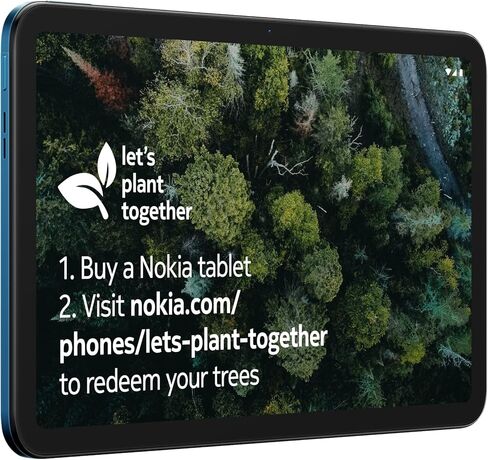 نوكيا تابلت T20 (4G + واي فاي) بشاشة 10.4 انش، ذاكرة RAM 4GB + ذاكرة روم 64GB، اندرويد 11، جي اس ام غير مقفل (ازرق اوشين) in Kuwait