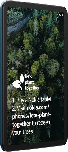 نوكيا تابلت T20 (4G + واي فاي) بشاشة 10.4 انش، ذاكرة RAM 4GB + ذاكرة روم 64GB، اندرويد 11، جي اس ام غير مقفل (ازرق اوشين) in Kuwait