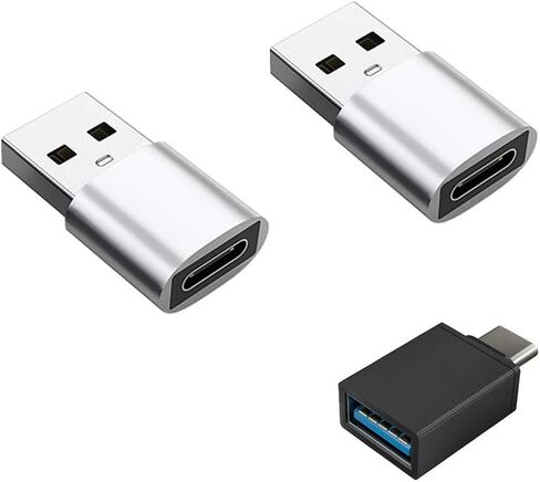 USB-C Female to USB 3.0 Male OTG SuperSpeed 5Gbps Adapter 2 Pack, USB Male to USB-C Female Converter in Kuwait