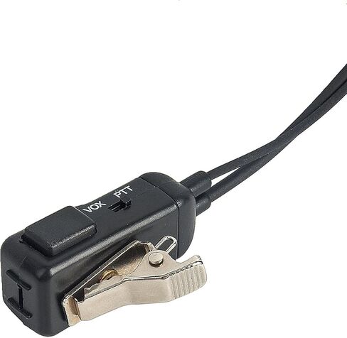 سماعة رأس Rataok AVPH3 للمراقبة Ptt Mic 2 دبوس قطعة أذن أنبوبية صوتية VOX لسماعات Midland Icom Walkie Talkies (10 عبوات، سلكية. أسود) in Kuwait