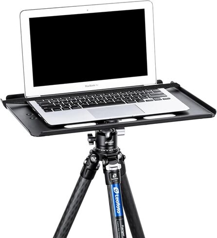 Leofoto LCH-02S 16" Laptop, Projector Tripod Tray, with Arca Swiss/RRS Compatible Dovetail in Kuwait