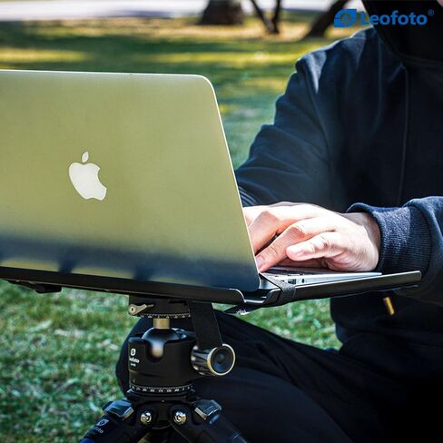 Leofoto LCH-02S 16" Laptop, Projector Tripod Tray, with Arca Swiss/RRS Compatible Dovetail in Kuwait
