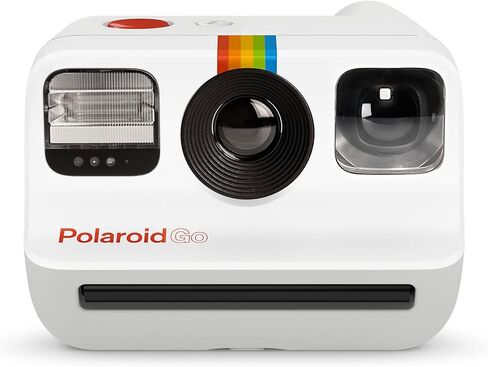 مجموعة كاميرا Polaroid Originals Go الفورية (أبيض) مع عبوات أفلام مزدوجة ومجموعة PhotoBox (3 قطع) in Kuwait