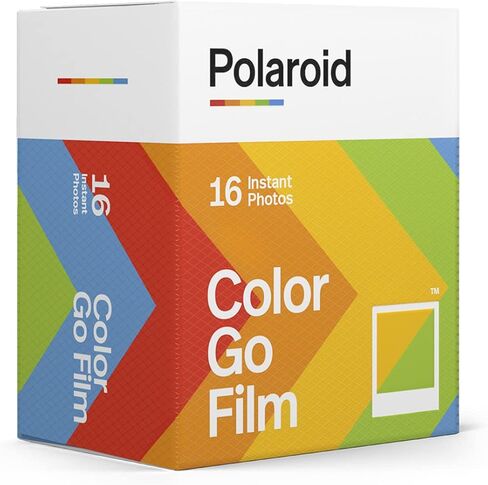 مجموعة كاميرا Polaroid Originals Go الفورية (أبيض) مع عبوات أفلام مزدوجة ومجموعة PhotoBox (3 قطع) in Kuwait