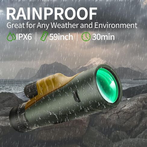 30X50 Monocular Telescope with Smartphone Adapter - Tripod Monoculars for Adults High Powered, Brid Watching Stargazing Hunting Camping Gifts in Saudi Arabia