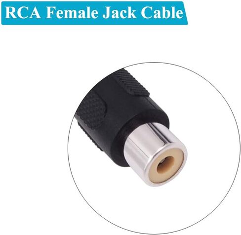 محول موصل جاك أنثى مقبس موصل موصل موصل لسلك عاري مفتوح النهاية لكابل فيديو RCA لمكبرات الصوت والفيديو من Fancasee in Saudi Arabia