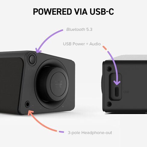 مكبرات صوت صغيرة مدمجة تحت الشاشة من Creative Stage SE مزودة بتقنية Bluetooth 5.3 وصوت USB رقمي للكمبيوتر الشخصي والهواتف المحمولة in Saudi Arabia