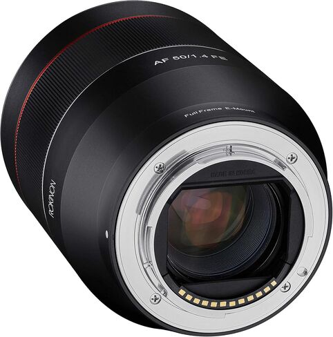 عدسات تركيز تلقائي بإطار كامل من Rokinon IO50b-E AF 50mm F1.4 لهاتف Sony E-Mount، أسود in Saudi Arabia