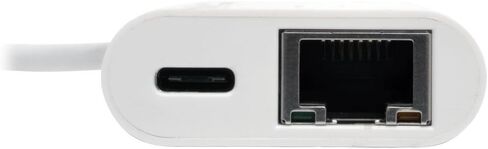 TRIPP LITE USB 3.1 Gen 1 Type-C to Gigabit Ethernet NIC Network Adapter 10/100/1000 Mbps White (U436-06N-GBW) in Saudi Arabia