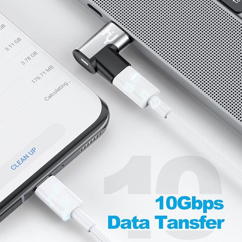 USB C Magnetic Adapter, HAOYU 24Pins Magnetic USB C Support Thunderbolt 3 PD 100W 5A Quick Charge,20Gb/s Data Transfer,4K@60 Hz Video Output Compatible with MacBook Pro/Air（1Pack） in Saudi Arabia