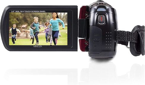 Minolta MN90NV-M MN90NV Full HD 1080p IR Night Vision Camcorder (Maroon) in Saudi Arabia