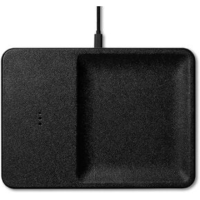 Courant Catch: 3 Classics - قاعدة شحن لاسلكية من الجلد الإيطالي وصينية صف السيارات (السرج) - معتمدة من Qi - متوافقة مع iPhone 15، 14، 13، 12، 11، Galaxy S21، S20، Note، AirPods، AirPods Pro in Kuwait