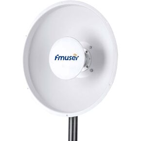 FMUSER 5.8G Parabolic Dish Antenna, Gain of up to 23dBi Allows for Longer Transmission Distance and More Stable Bandwidth, Suitable for Wireless Bridge,WiFi routers,Modem,Encoder,Decoder, Gateway in Kuwait