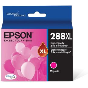 Epson T288 DURABrite Ultra -Ink High Capacity Magenta -Cartridge (T288XL320-S) for Select Expression Printers (Pack of 2) in Saudi Arabia