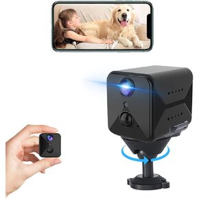 aidowocam 2023 ترقية 4K كاميرا تجسس واي فاي كاميرا خفية، كاشف الكاميرا، 100 يوم عمر البطارية الاحتياطية، تنبيهات كشف الحركة AI، رؤية ليلية واضحة، كاميرا مراقبة تسجيل في الوقت الحقيقي للداخلية in Kuwait