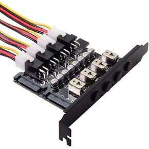 CY Hard Disk 6 Ways Control System Intelligent Control Management System HDD SSD Power Switch with 5.25 CD-ROM Bay in Kuwait