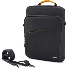 Omnpak حقيبة iPad مقاس 12.9 بوصة، حقيبة حمل للكمبيوتر اللوحي، حقيبة كتف للكمبيوتر اللوحي مع جيوب تخزين تناسب iPad Pro 12.9 M2، iPad 10th/9th Generation، Surface Pro 7+/7/6/5/4/3 in Kuwait