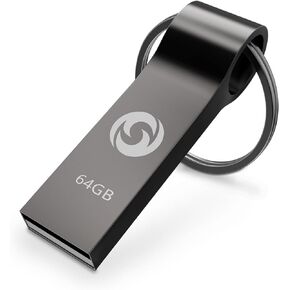 64GB USB Flash Drive, Portable High Speed USB 3.0 Memory Stick Thumb Drive, Waterproof Jump Drive Large Data Storage Pen Drive Come with Keychain for Computer/Laptop in Kuwait