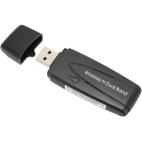 Sanpyl USB WiFi محول، 300Mbps محول شبكة عالي السرعة 2.4 هرتز 5 جيجا هرتز ثنائي النطاق محول شبكة الإنترنت اللاسلكية ميني واي فاي دونجل لأجهزة الكمبيوتر المكتبية والكمبيوتر المحمول in Kuwait