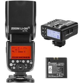 Flashpoint Zoom Li-on R2 VING V860IIs TTL On-Camera Flash Speedlight with X2 TTL Trigger Kit for Sony Cameras in Saudi Arabia