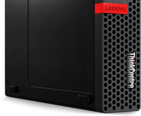 Lenovo ThinkCentre Business Mini Desktop, AMD-Dual Core Processor, 4GB RAM, 256GB SSD, Display Ports, RJ45, Wired Mouse, No Wi-Fi, Windows 10 Pro, Black in Saudi Arabia
