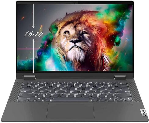 كمبيوتر محمول Lenovo Flex 5 مقاس 14 بوصة 2 في 1 - شاشة لمس IPS 16:10 (2240 ​​× 1400) - (10 نواة) الجيل الثاني عشر Intel Core i5-1235U - ذاكرة وصول عشوائي سعتها 16 جيجابايت - محرك أقراص SSD سعة 2 تيرابايت - Thunderbolt 4 - قارئ بصمات الأصابع - كاميرا ويب - in Kuwait