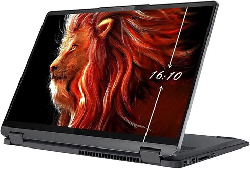 كمبيوتر محمول Lenovo Flex 5 مقاس 14 بوصة 2 في 1 - شاشة لمس IPS 16:10 (2240 ​​× 1400) - (10 نواة) الجيل الثاني عشر Intel Core i5-1235U - ذاكرة وصول عشوائي سعتها 16 جيجابايت - محرك أقراص SSD سعة 2 تيرابايت - Thunderbolt 4 - قارئ بصمات الأصابع - كاميرا ويب - in Kuwait