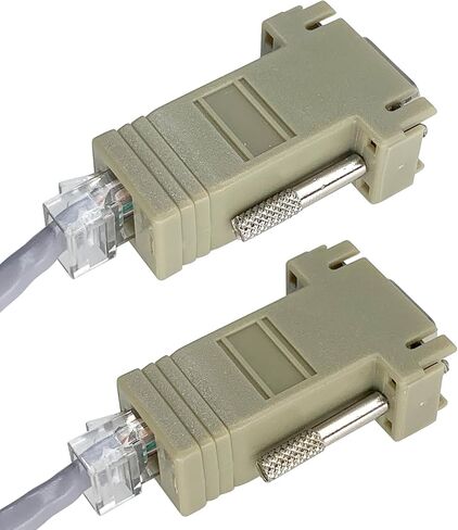 Jienk 4 قطع VGA موسع عبر محول إيثرنت، VGA ذكر/أنثى 15Pin 3Row إلى RJ45 أنثى موسع نقل عبر CAT5 CAT6 موصل كابل الشبكة in Saudi Arabia