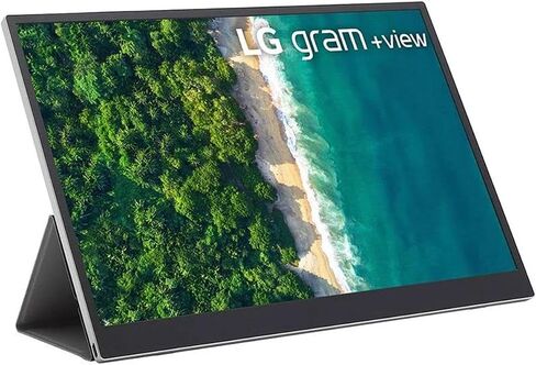 LG 16MR70.ASDU شاشة IPS WQXGA +View محمولة مقاس 16 بوصة مع Folio، USB Type-C™، فضي in Kuwait