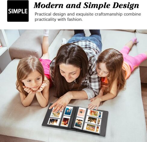 360 Pockets Photo Album for Fujifilm Instax Mini Camera, Polaroid Camera, for Fujifilm Instax Mini 11 12 9 40 Evo Liplay 8 7+ Instant Camera, Photo Album for Polaroid Kodak HP Zink 2x3" Photo(Black) in Kuwait