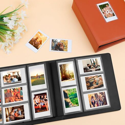 360 Pockets Photo Album for Fujifilm Instax Mini Camera, Polaroid Camera, for Fujifilm Instax Mini 11 12 9 40 Evo Liplay 8 7+ Instant Camera, Photo Album for Polaroid Kodak HP Zink 2x3" Photo(Black) in Kuwait