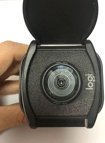 LZYDD Webcam Privacy Shutter Protects Lens Cap Hood Cover for Logitech StreamCam, Live Streaming Webcam (Black) in Saudi Arabia