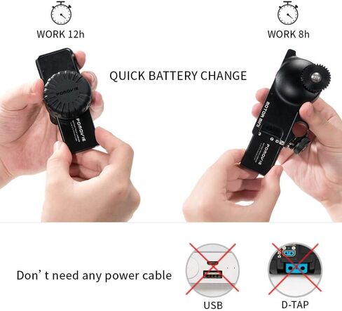 نظام التحكم في عدسة التركيز اللاسلكي PDMOVIE Live Air 2 (PDL-AFP) مع التركيز عن بعد المتوافق مع التحكم في تكبير Ronin Iris in Kuwait