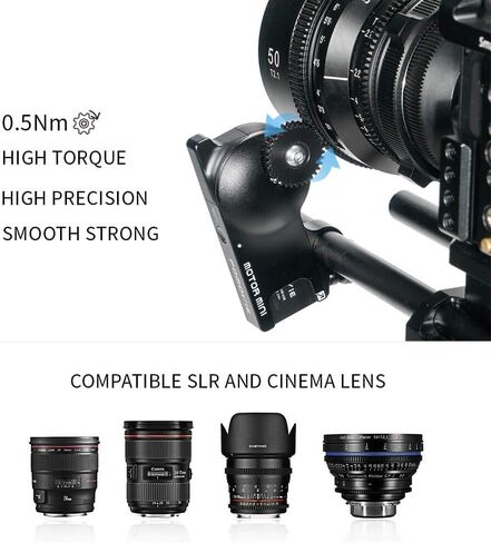 نظام التحكم في عدسة التركيز اللاسلكي PDMOVIE Live Air 2 (PDL-AFP) مع التركيز عن بعد المتوافق مع التحكم في تكبير Ronin Iris in Kuwait