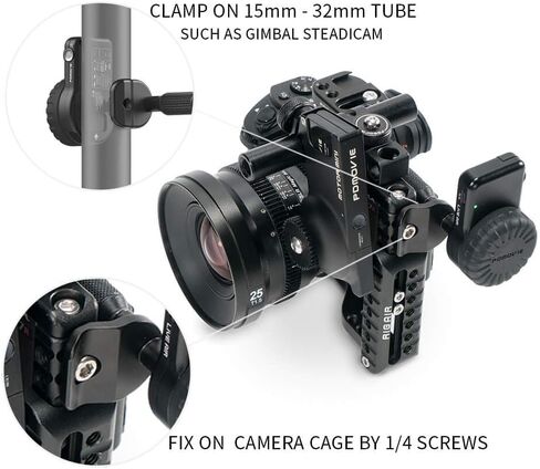 نظام التحكم في عدسة التركيز اللاسلكي PDMOVIE Live Air 2 (PDL-AFP) مع التركيز عن بعد المتوافق مع التحكم في تكبير Ronin Iris in Kuwait