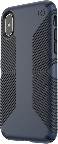 منتجات سبيك، حافظة Presidio Grip لهاتف iPhone Xs/iPhone X، باللون الأزرق الكسوف/الكربون الأسود in Saudi Arabia