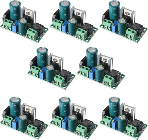 Alinan 8pcs AC/DC to DC Step Down Buck Converter AC 5-30V DC 5-48V 24V 36V 48V to DC 2.5-35V 12V Voltage Regulator Board 2A Adjustable Volt Power Supply Module in Saudi Arabia